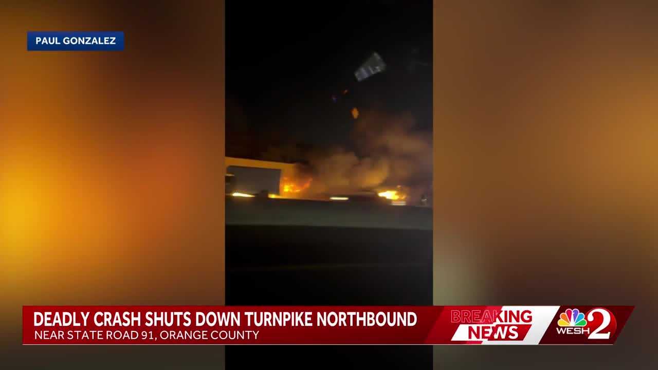 Six killed in fiery crash on Florida’s Turnpike in Orange County, troopers say — WESH 2 Orlando, Odessa Community news