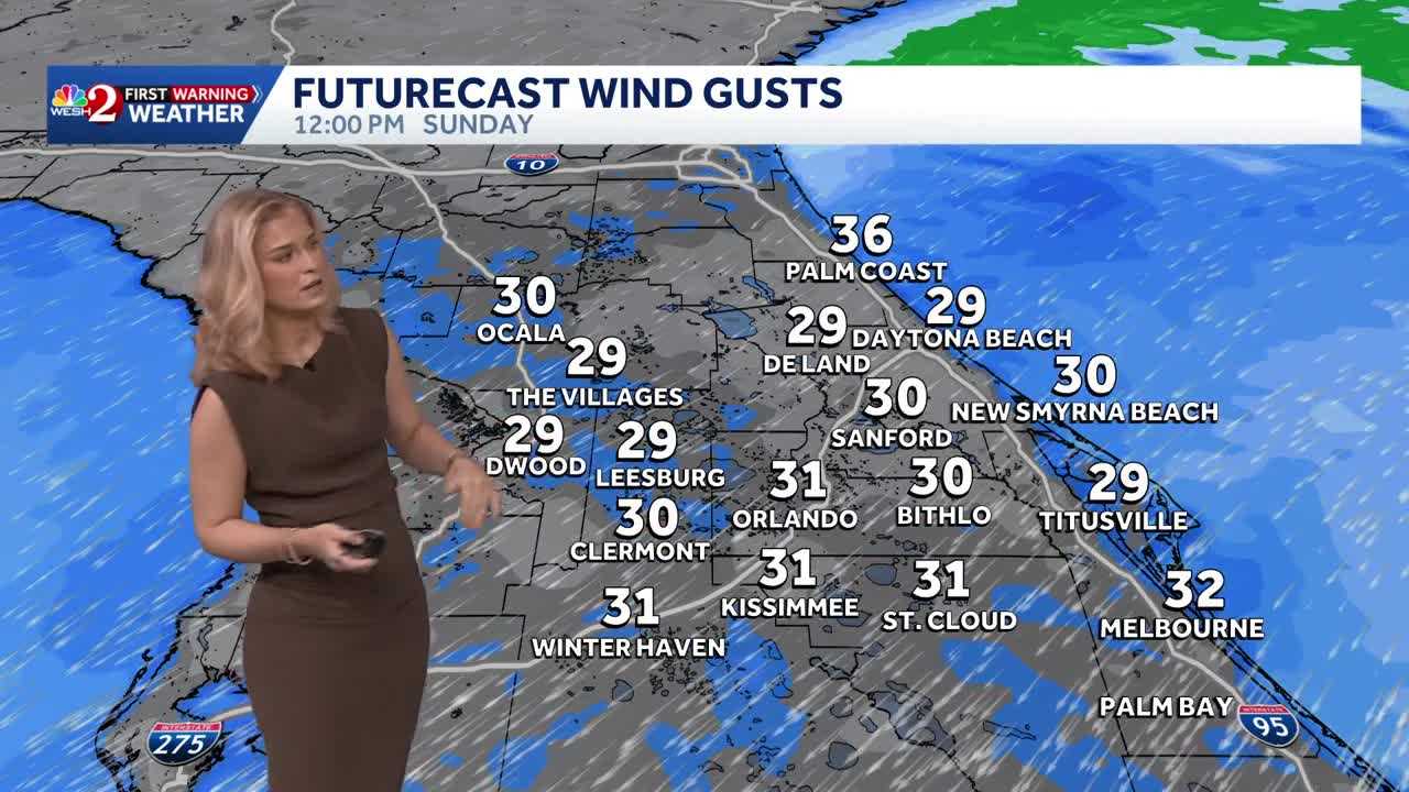 Showers and windy conditions to end the weekend| Forecast Video 10/25 — WESH 2 Orlando, Odessa Community news