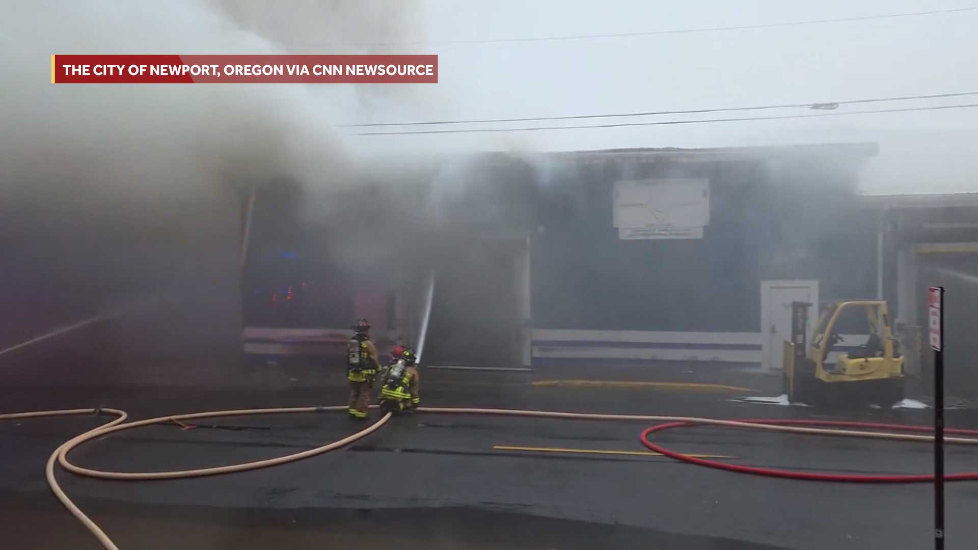 Possible ammonia contamination prompts evacuations after Oregon seafood plant fire, officials say — WESH 2 Orlando, Odessa Schools news