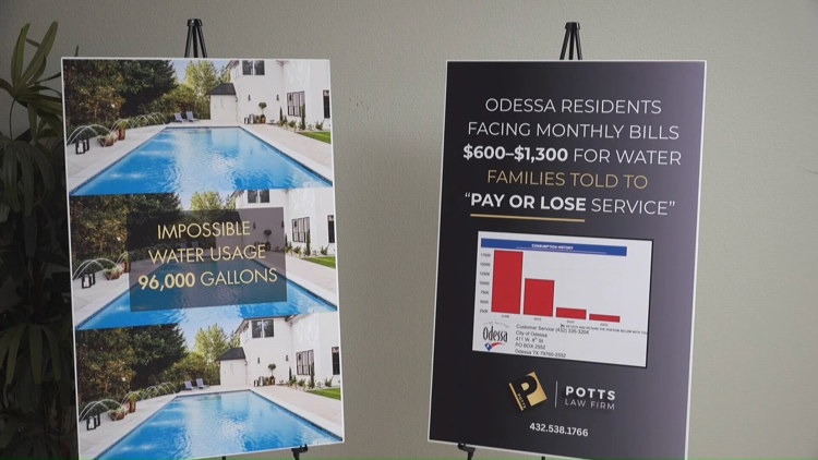 Odessa faces multimillion-dollar lawsuit over water bills residents claim don't add up — NewsWest 9 (Permian Basin), Odessa Business news
